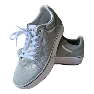 Vans Seldan Platform Sneakers Women’s Size 9 Gray Lace Up Chunky